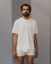 BASERANGE crew neck short sleeve T-shirt France BAS-TOBTE-CO-WI24-UNDYED